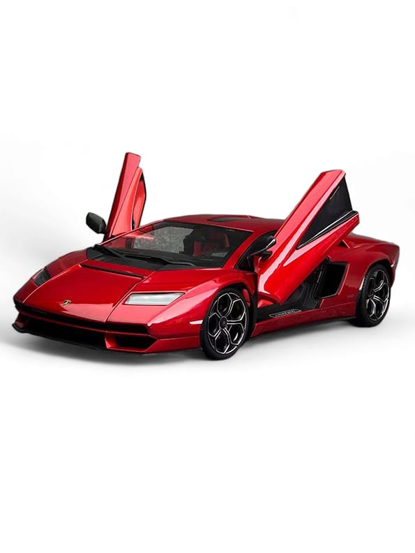 Lamborghini Countach LPI 800-4 Metal Model Diecast Car - Red Scale 1:24 (MD-17) - Toyloft