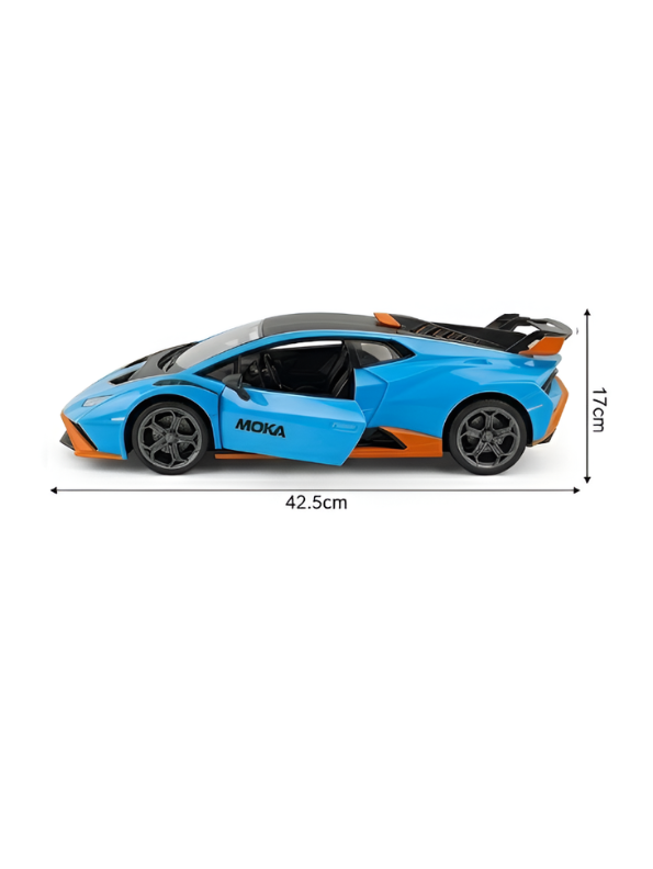 Lamborghini Huracán RC Supercar Remote Control Car with Steering Wheel Blue MD111.