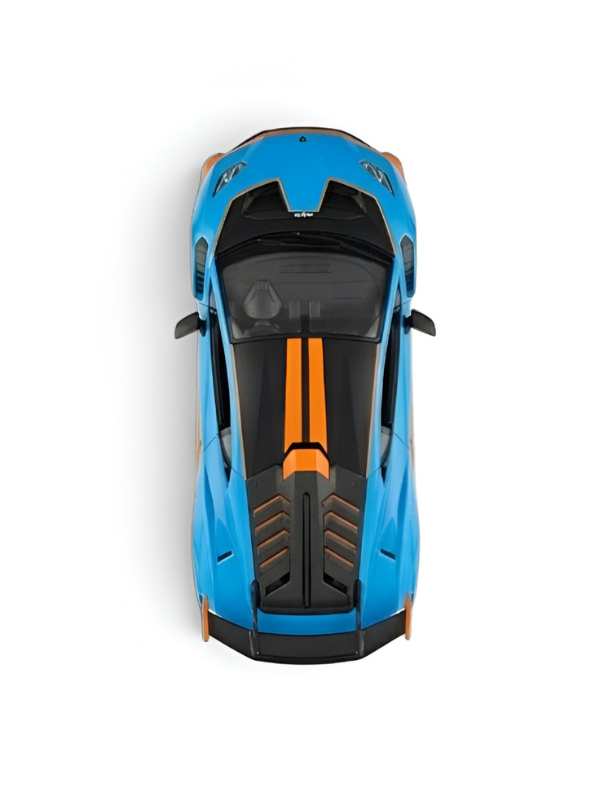 Lamborghini Huracán RC Supercar Remote Control Car with Steering Wheel Blue MD111.