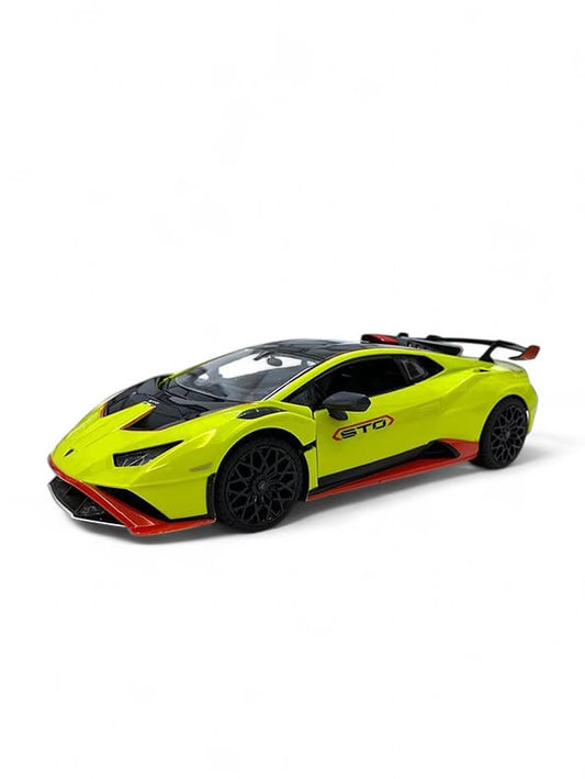 Lamborghini Huracán STO Model 1:24 Scale Diecast Car - Green Metal Collectible | TV-O-24 - Toyloft