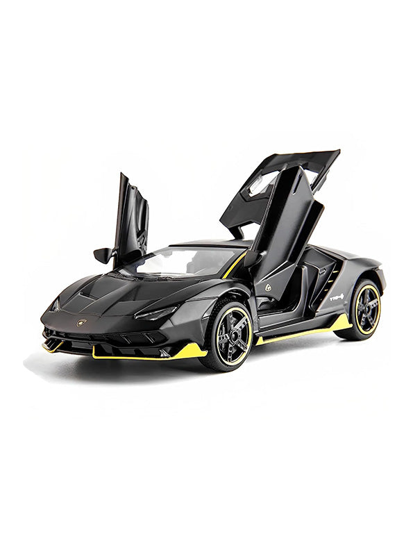 Lamborghini Centenario LP770 Diecast Metal Model Car - Black Big Size Scale 1:24 (L12-109) - Toyloft