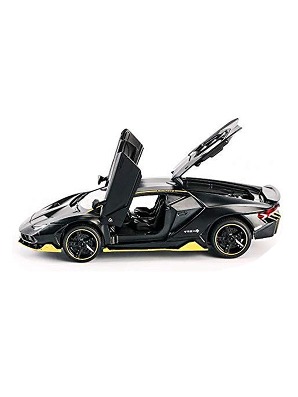 Lamborghini Centenario LP770 Diecast Metal Model Car - Black Big Size Scale 1:24 (L12-109) - Toyloft