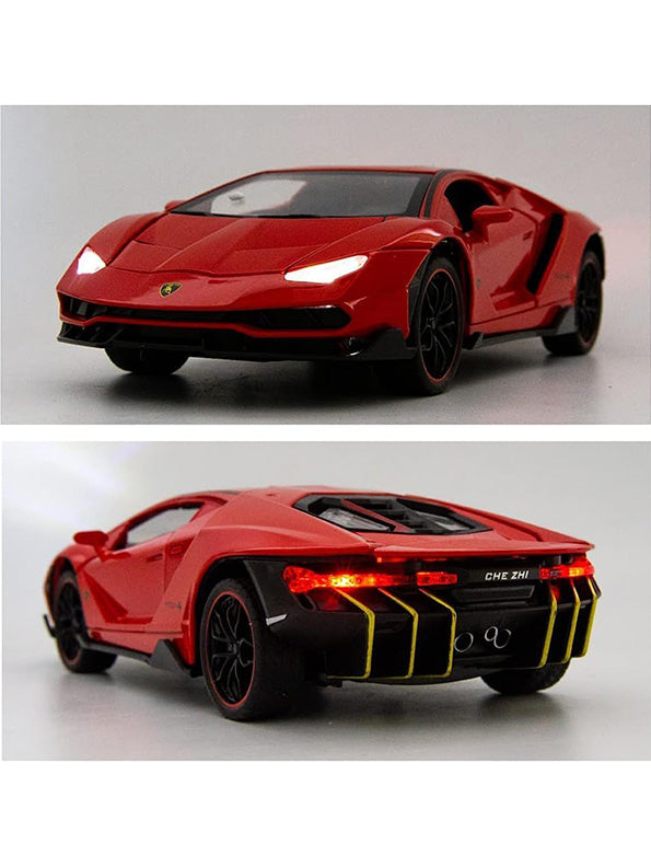 Lamborghini Centenario LP770 Diecast Metal Model Car - Black Big Size Scale 1:24 (L12-109) - Toyloft