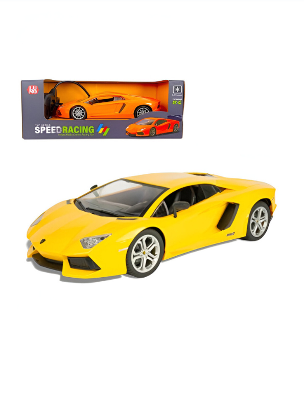 Lamborghini Remote Control Car Rechargeable | High Speed RC Sports Car Toy for Kids Yellow LMI14041.
