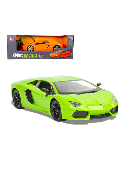 Lamborghini Remote Control Car Rechargeable | High Speed RC Sports Car Toy for Kids Green LMI14041.