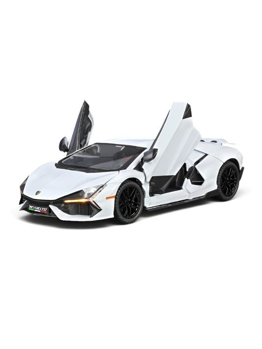 Lamborghini Revuelto 1:28 Scale Diecast Model Car White TV7242.