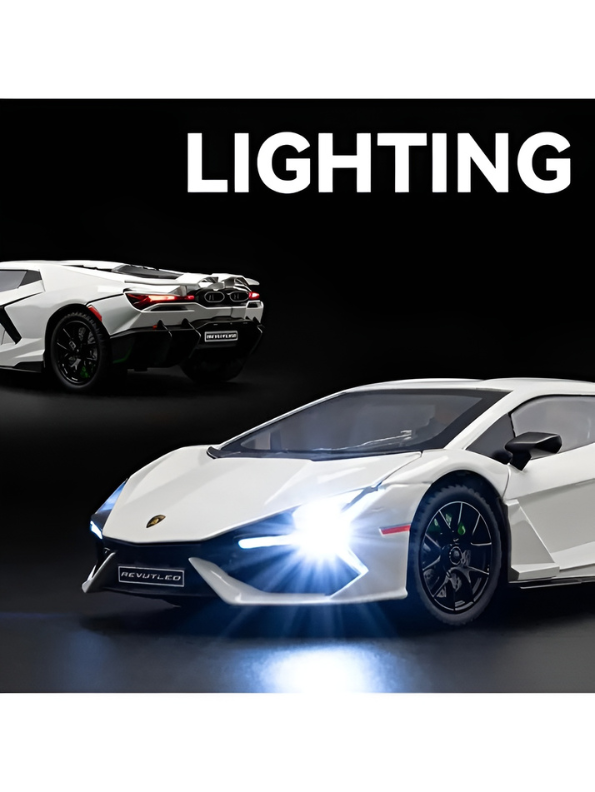 Lamborghini Revuelto 1:28 Scale Diecast Model Car White TV7242.