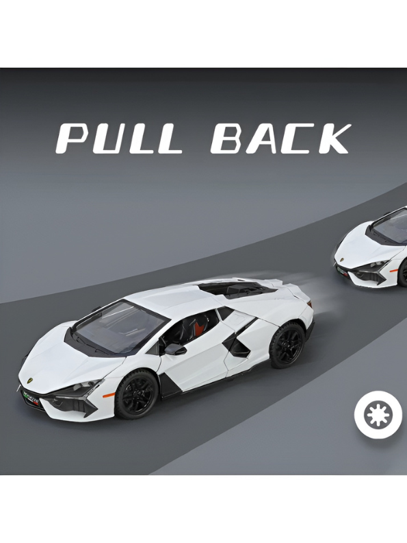 Lamborghini Revuelto 1:28 Scale Diecast Model Car White TV7242.