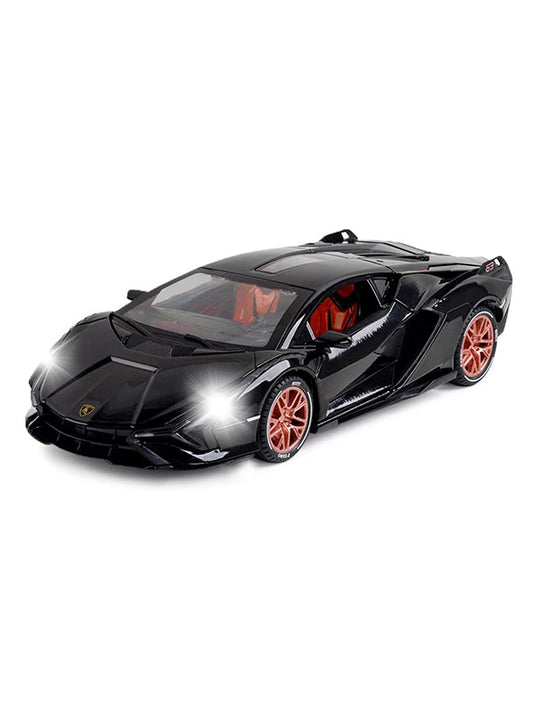 Lamborghini Sian FKP 37 Diecast Metal Model Car - Black (L12-110) - Toyloft