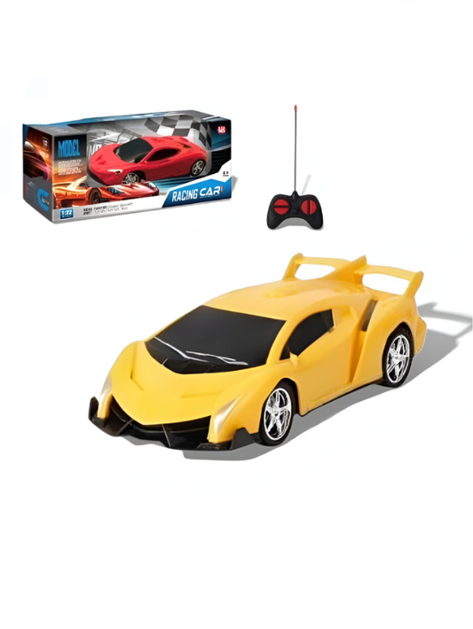 Lamborghini Style Remote Control Racing Car – High-Speed Electric RC Toy with Sport Spoiler & Wireless Remote Yellow LMI15069.