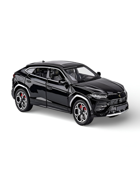 Lamborghini Urus Diecast Model Car - 1:24 Scale Luxury SUV Collectible - Black LMI15496.
