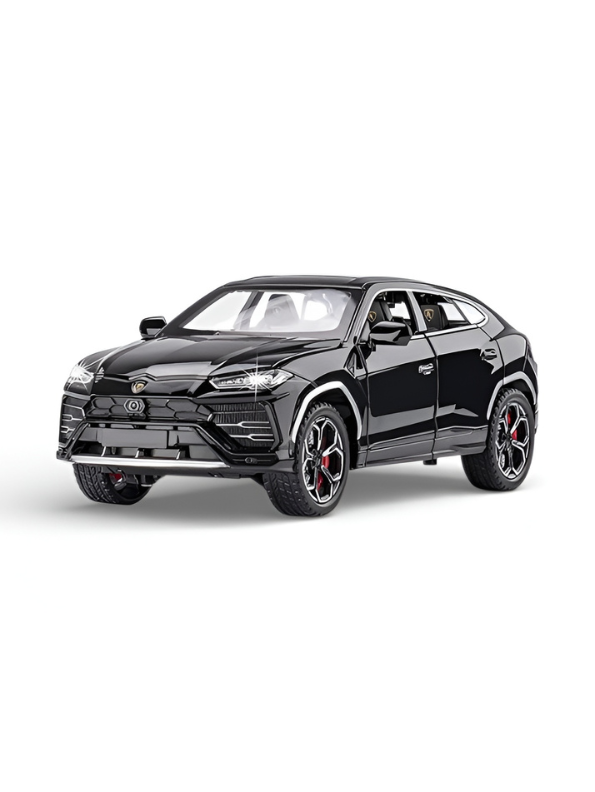 Lamborghini Urus Diecast Model Car - 1:24 Scale Luxury SUV Collectible - Black LMI15496.
