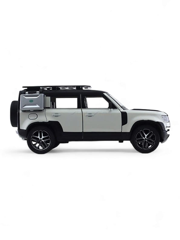 Metal Land Rover Model Defender Metal Model Diecast Car - Silver - Scale 1:24 – Toyloft