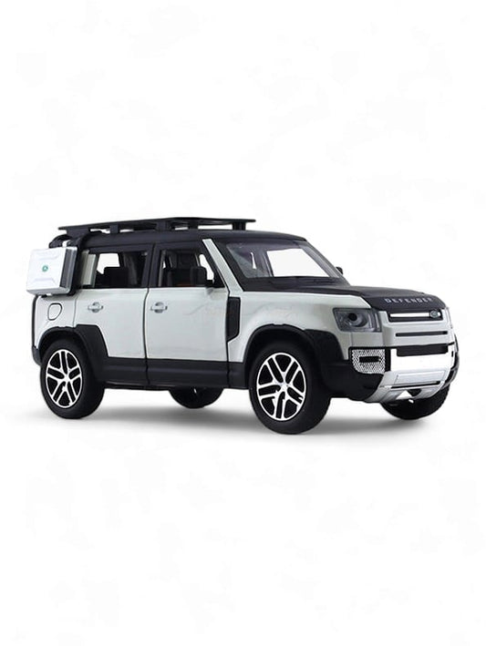 Land Rover New Defender Metal Model Diecast Car - White (TV-May-13)