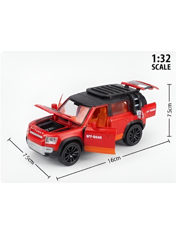 Land Rover Defender 1:32 Scale Diecast Model Car – Collectible MD439
