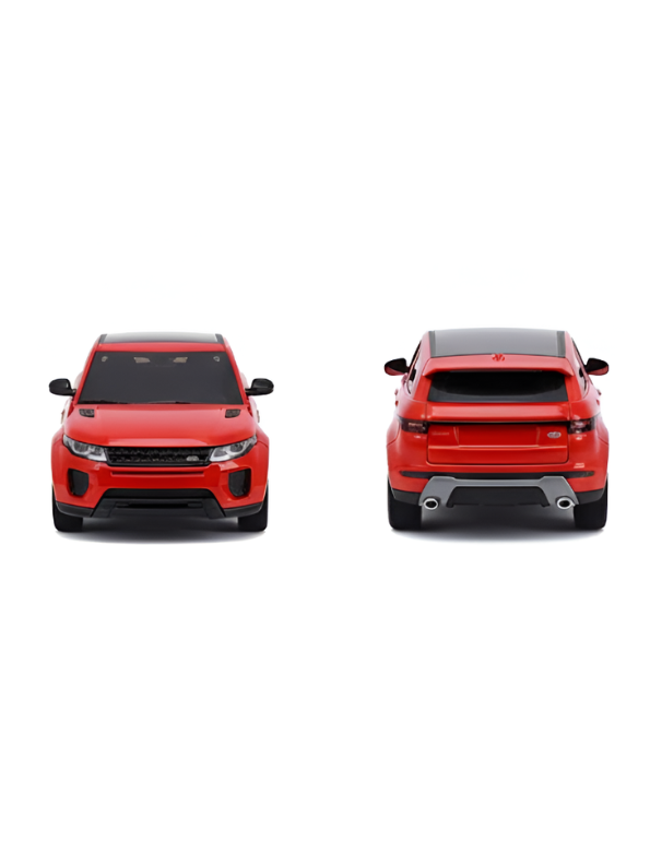 Land Rover Range Rover Evoque Hard Plastic Toy Car Red LMI15206.