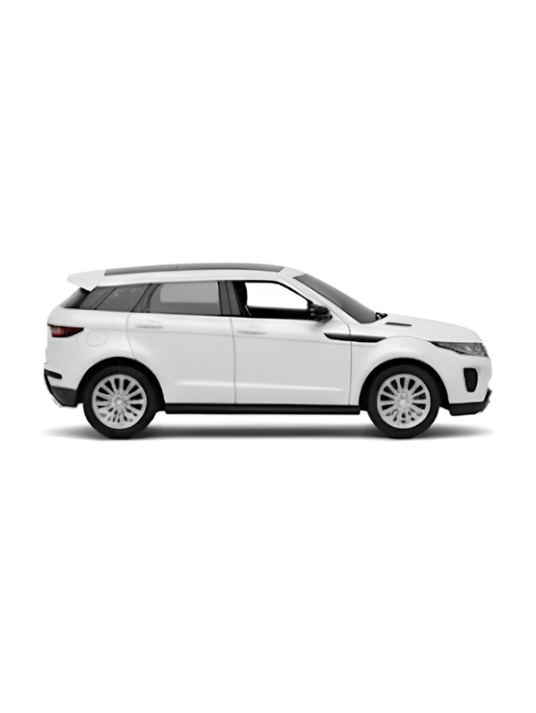 Land Rover Range Rover Evoque Hard Plastic Toy Car White LMI15206.