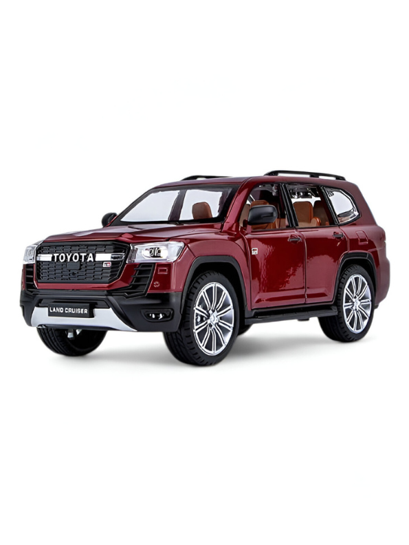 Land Cruiser GT 1/32 Diecast Car – Metal Body, Light & Sound, Realistic Miniature Model LMI15674.