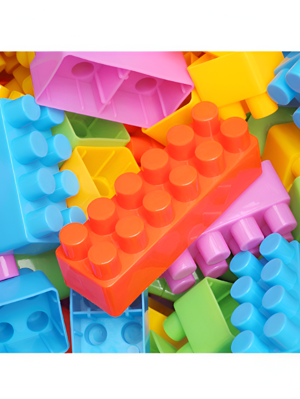 Large 220 Pcs Building Block Kit for Toddlers – Educational Multicolored Bricks with Wheels LMI8257.
