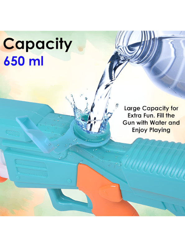 Large Capacity Automatic Water Blaster – High-Power Pichkari Gun Toy.