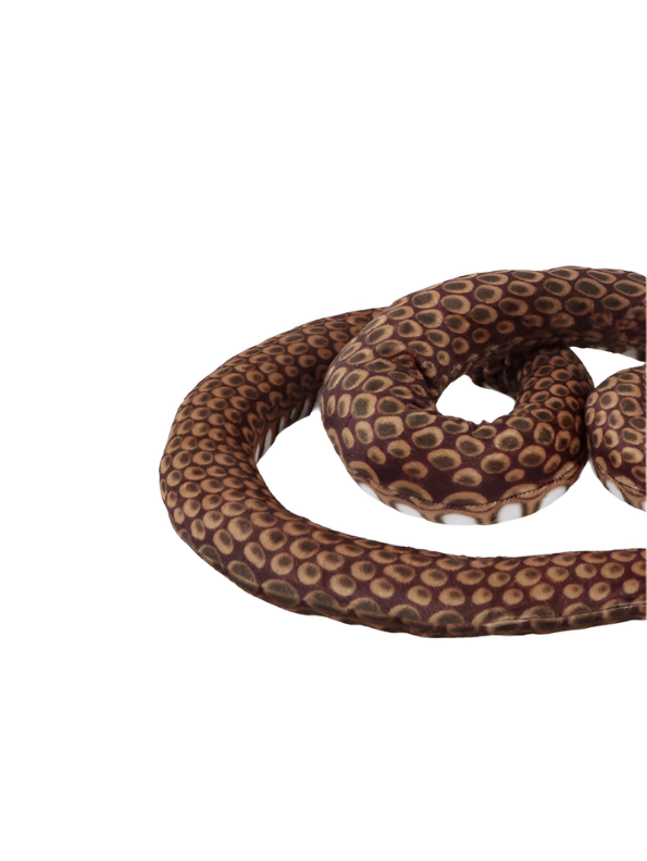 Large King Cobra Plush Toy 125 cm – Realistic Coiled Snake Stuffed Animal ST14994.
