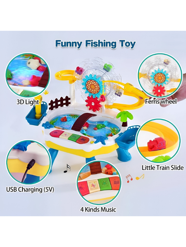 Learning & Fun Activity Table Toy for Kids - Interactive Educational Playset | TV-N-24