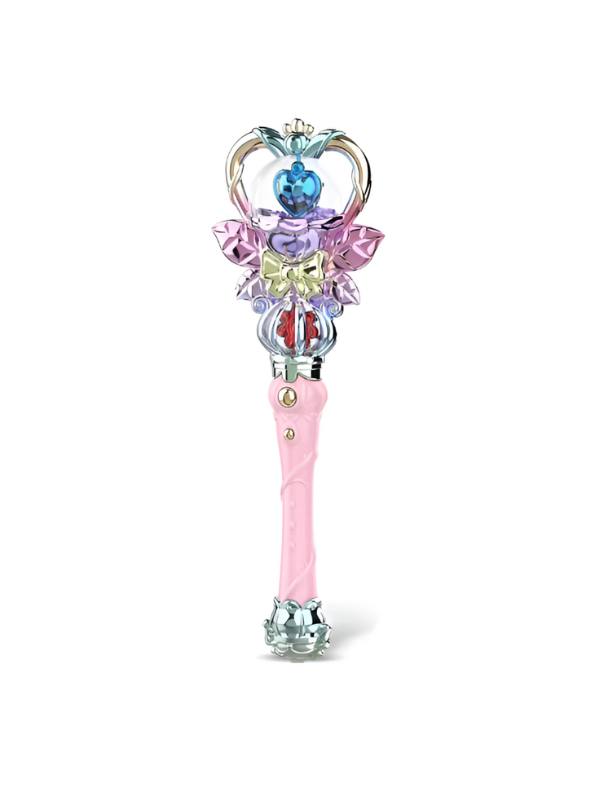 Light-Up Heart Magic Wand - Princess & Fairy Costume Dress Up Toy Blue Diamond NX15719.