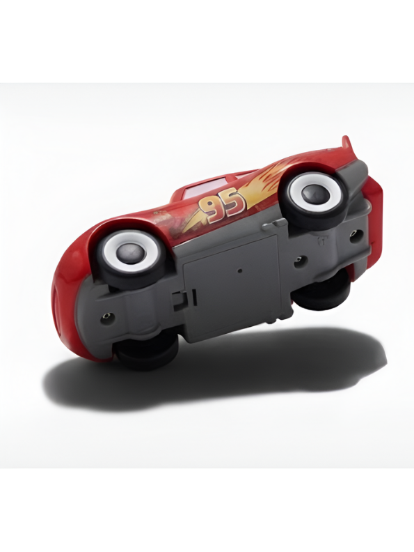 Lightning McQueen Rust-eze Diecast Alloy Pull-Back Racing Toy Car | Metallic Miniature Vehicle for Kids TV6138