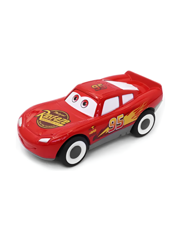 Lightning McQueen Rust-eze Diecast Alloy Pull-Back Racing Toy Car | Metallic Miniature Vehicle for Kids TV6138