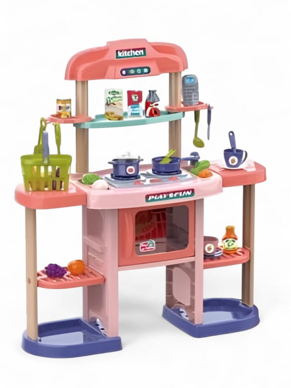Little Chef Play Kitchen Set For Kids (NX-N-24) - Pretend Play Cooking ...