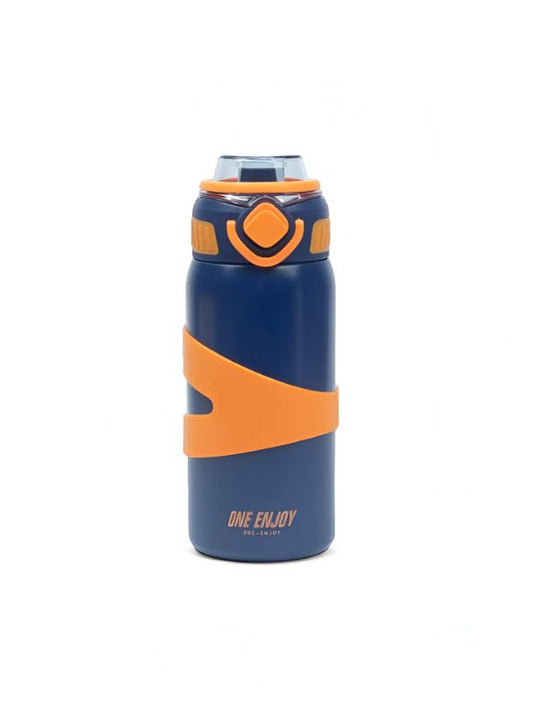 LittleSip – 500ml Stainless Steel Push Bottle for Youngsters – Leak-Proof & BPA-Free, Perfect for School & Play NOV5234.