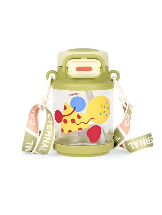 LittleSip – 700ml Kids Straw Water Bottle with Strap | Adorable Leakproof Design for School & Travel NOV6326.