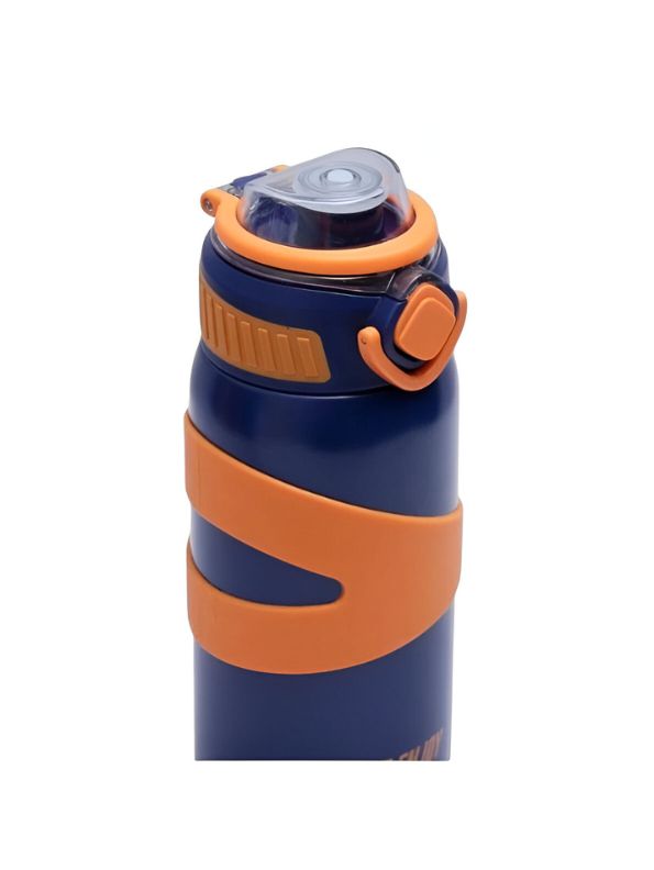 LittleSip – 500ml Stainless Steel Push Bottle for Youngsters – Leak-Proof & BPA-Free, Perfect for School & Play NOV5234.