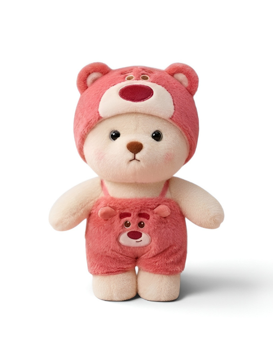 Lotso Costume Plush Bear Doll – 8" Cute Soft Stuffed Toy ST15739
