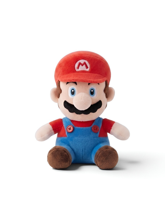 Luigi Super Mario Soft Toy - 7 Inch Plush Stuffed Toy with Cap ST15973.