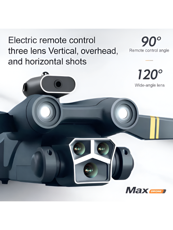 M3 MAX Drone with 3-Lens 4K HD Camera – Professional Quadcopter with 360° Obstacle Avoidance MD3201.