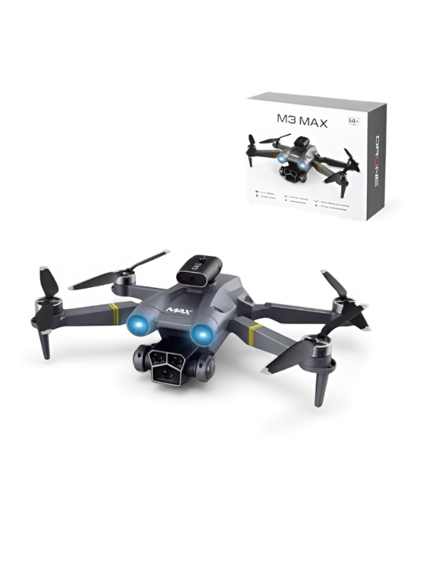 M3 MAX Drone with 3-Lens 4K HD Camera – Professional Quadcopter with 360° Obstacle Avoidance MD3201.