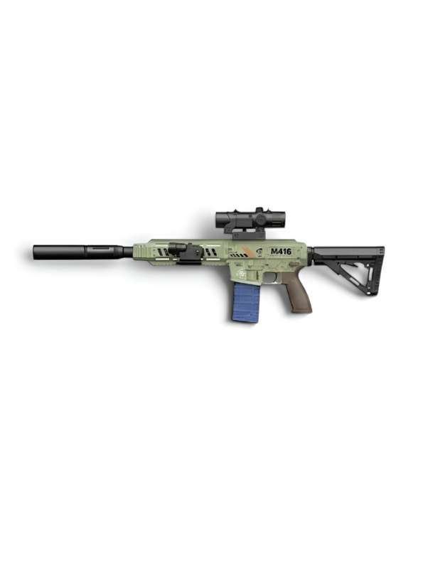 M416 Electric Soft Bullet Toy Blaster – Automatic & Single Shot Foam Dart Gun LMI16909.