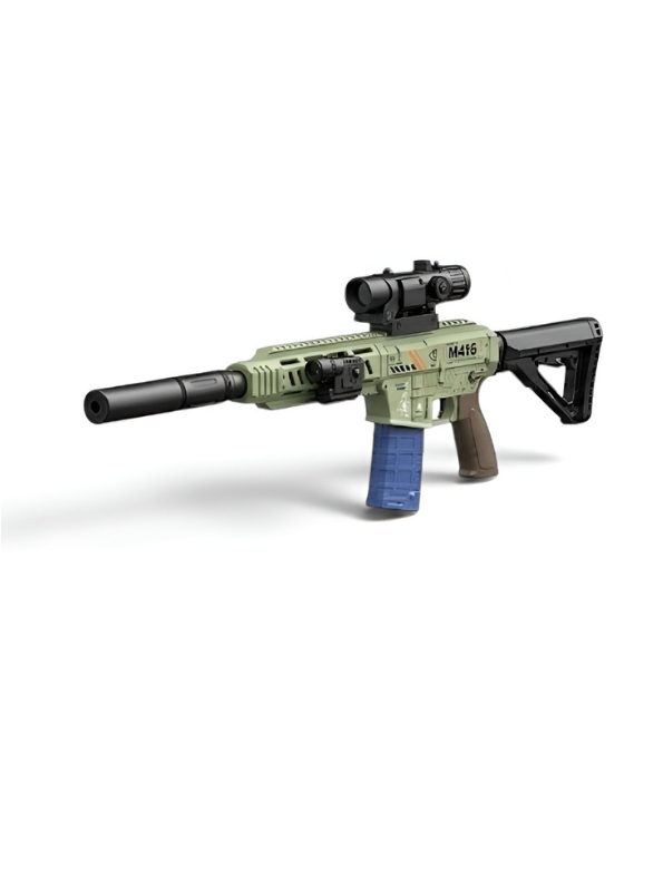 M416 Electric Soft Bullet Toy Blaster – Automatic & Single Shot Foam Dart Gun LMI16909.