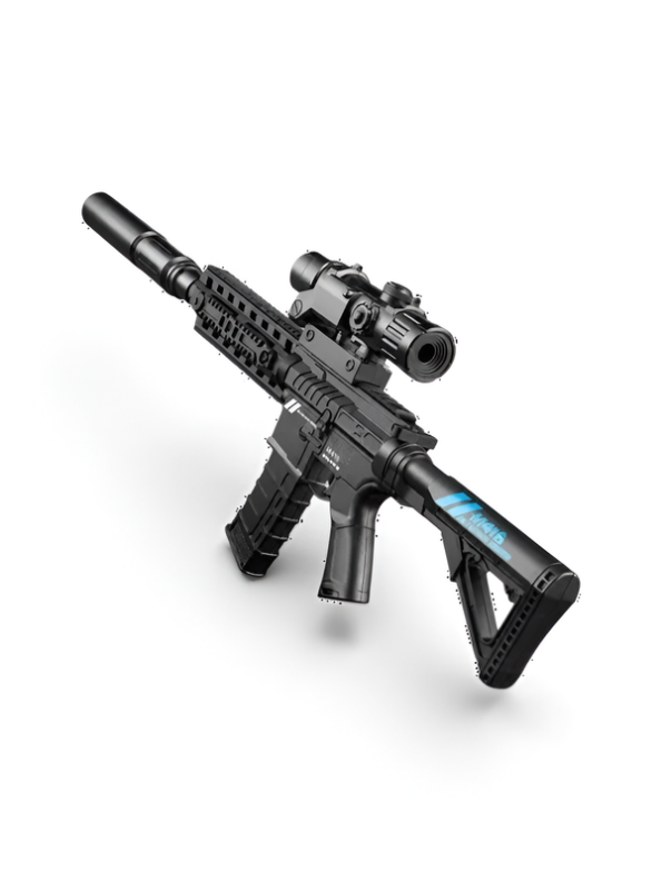 M416 Tactical Manual Gel Blaster Toy Gun (90cm) with Scope & Silencer LMI16912