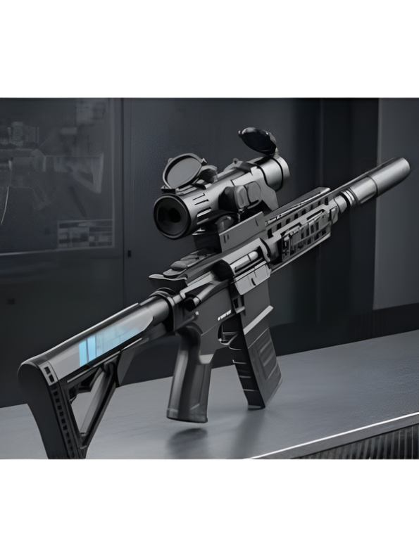M416 Tactical Manual Gel Blaster Toy Gun (90cm) with Scope & Silencer LMI16912