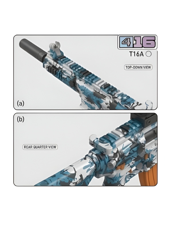 M416 Electric Gel Blaster Toy Gun Automatic Splatter Ball Blaster TV7179.