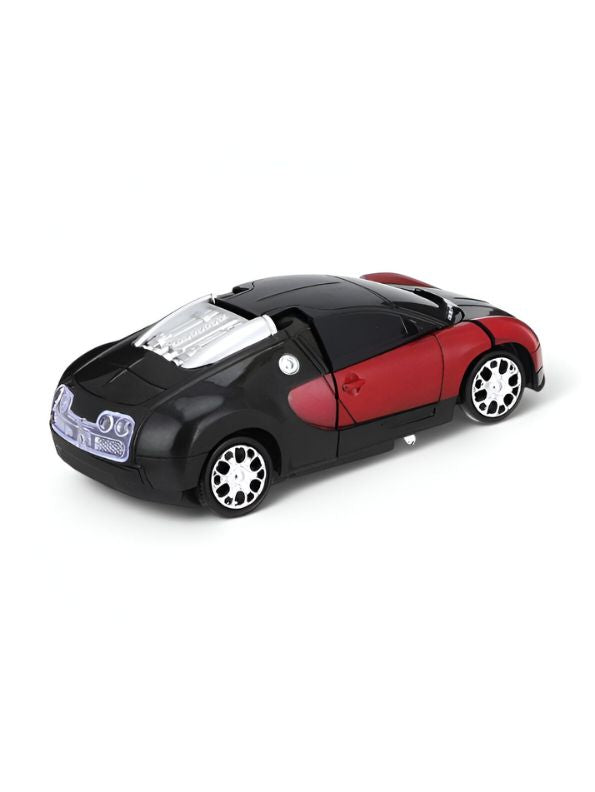 MECHA-ARES 2-in-1 Transformer Bugatti Decepticon Car | Dual Mode Sports Car Robot Toy for Kids.