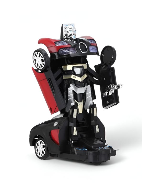 MECHA-ARES 2-in-1 Transformer Bugatti Decepticon Car | Dual Mode Sports Car Robot Toy for Kids.