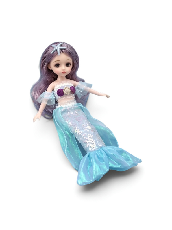 Magical Ocean Mermaid Princess Fashion Doll & Underwater Adventure Playset LMI16923
