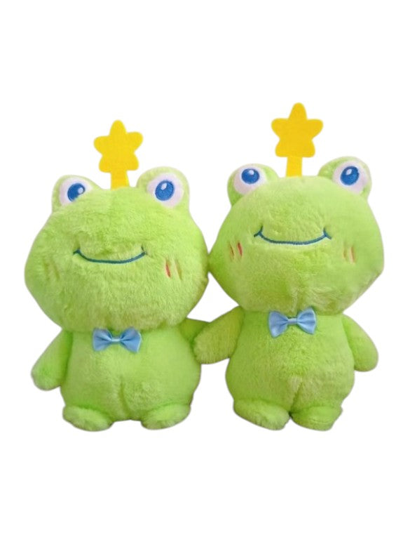 Magical Star Frog Plush - 8 inch Green Frog Plush Toy with a Magical Star Crown LMI11541.