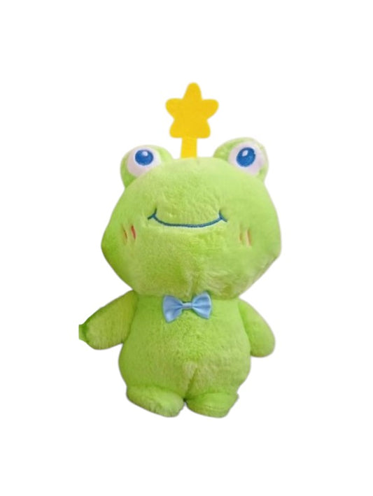 Magical Star Frog Plush - 8 inch Green Frog Plush Toy with a Magical Star Crown LMI11541.