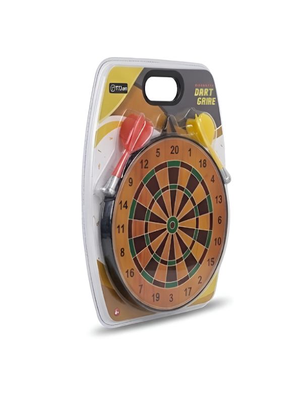 Magnetic Dart Board Game Set Brown LMI15167.