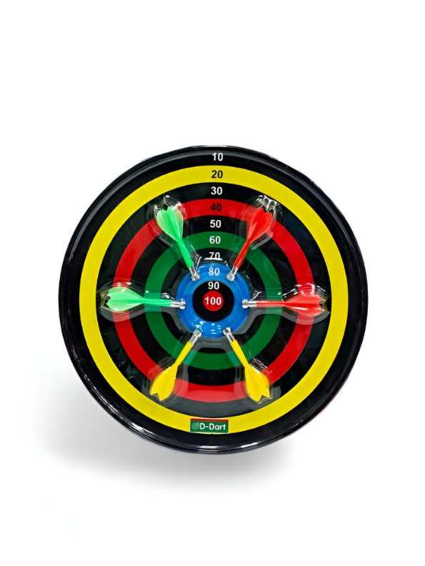 Magnetic Dart Board Game Set – 6-Piece Safe Darts Toy for Kids & Adults,Strong Magnet Tips, Colorful Target Board LMI13340.