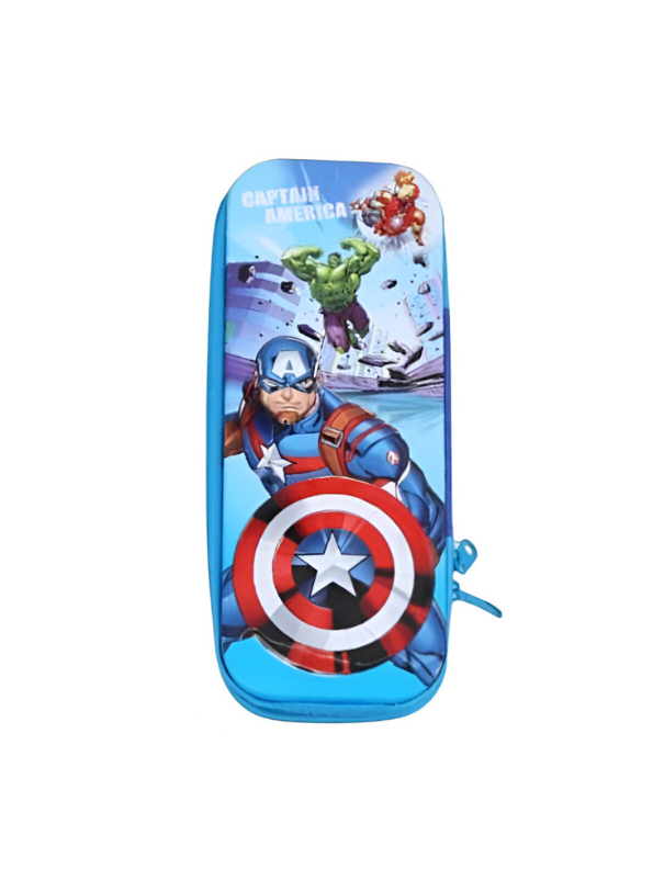 Captain America & Hulk Tin Pencil Case | Marvel Avengers Back to School Supplies Organizer | Metal Box for Boys NOVHBC-1881229.